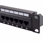 Patch Панел UTP CAT5E пач панел за структурно окабеляване в офисна LAN мрежа