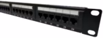Patch Панел UTP CAT5E rack аксесоар за подредени RJ45 връзки и лесна поддръжка
