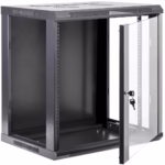 Комуникационен Шкаф 12U 600x450 компактен стенен шкаф за техническо помещение, вход или магазин