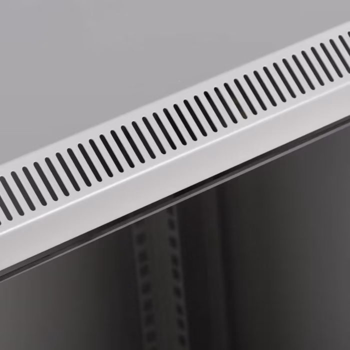 Шкаф 12U 600x450 RAL7035 решение за защитен монтаж на кабели, рутери и комуникационна техника