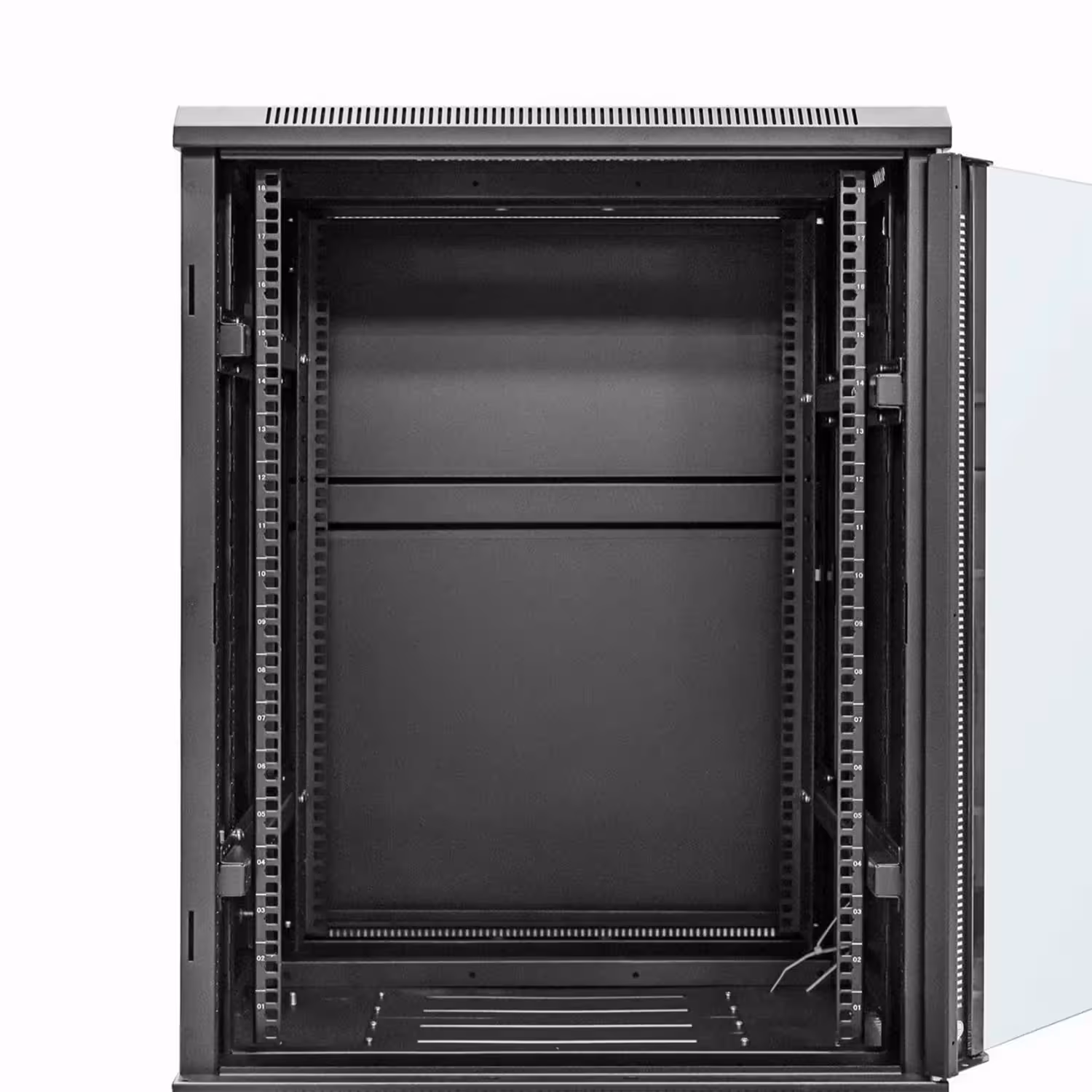 Шкаф 15U 600x800 стоящ, 19 инча рак шкаф за сървърно и мрежово оборудване
