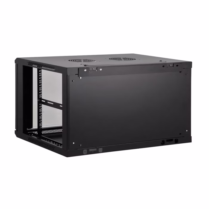 Комуникационен шкаф 6U 600х450 стенен шкаф за суичове, рутери и пач панели
