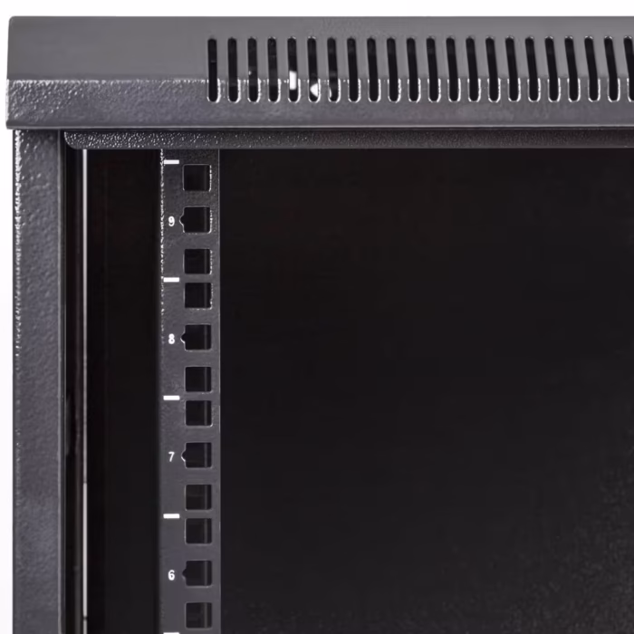 Комуникационен Шкаф 9U 600х450 компактна стенна конструкция за защитен монтаж на мрежови устройства