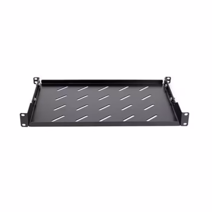 РАФТ за RACK 300mm практична основа за подреждане на устройства в LAN или CCTV инсталация