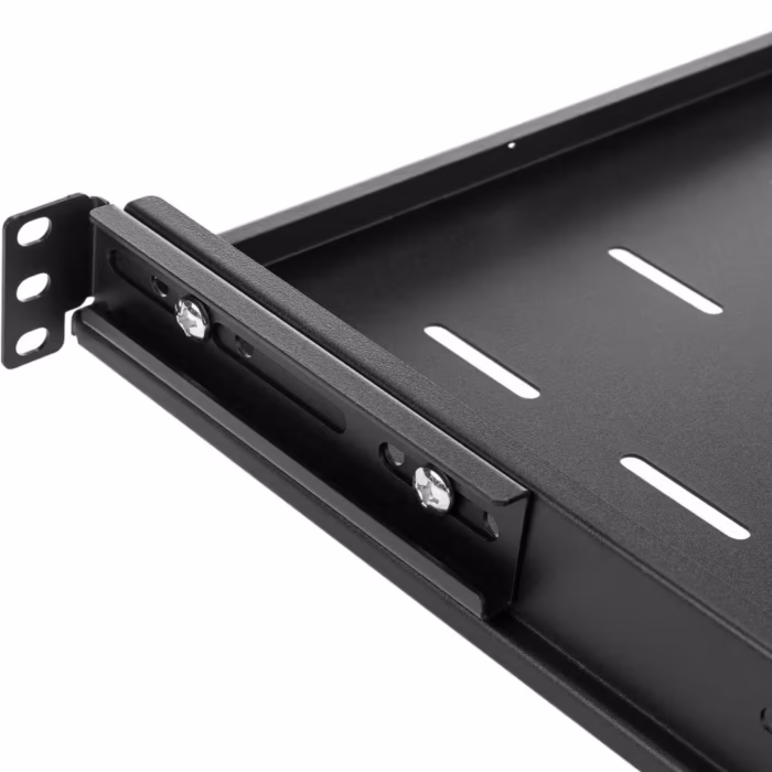 РАФТ за RACK 550mm рафт с голяма дълбочина за шкафове, в които техниката трябва да легне стабилно РАФТ за RACK 300mm