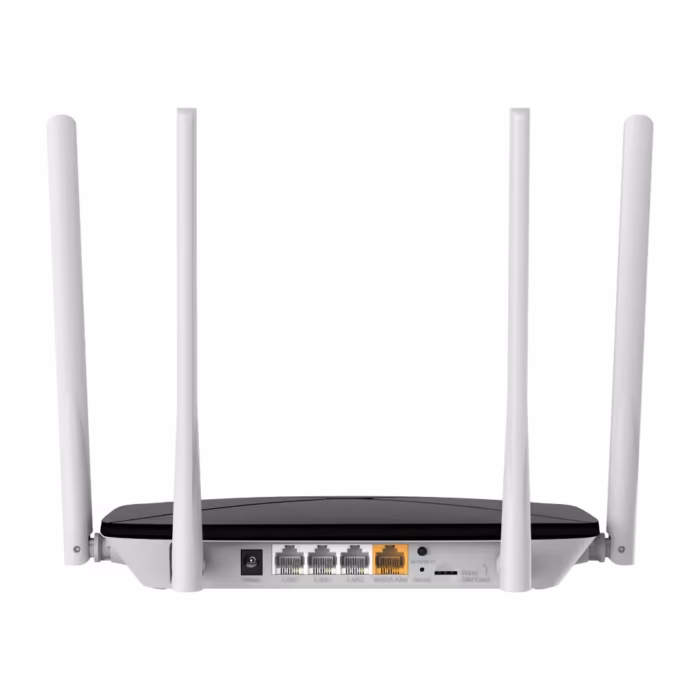 Mercusys MB135-4G Dual Band рутер за споделяне на мобилен интернет към телефони, лаптопи и камери