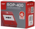 SATEL ROP-400/EU manual call point за ACSP системи с ясно видим червен корпус