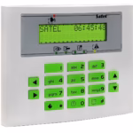 SATEL LCD клавиатура INT-KLCDS-GR за управление на алармена система от входна зона