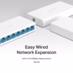 Mercusys Switch MS108 компактен ethernet суич за разширяване на кабелна мрежа