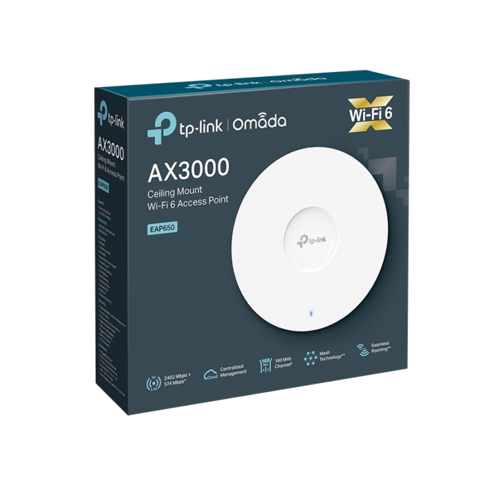 Точка за достъп TP-Link EAP650 AX3000 WIFI 6 AP за таванен монтаж - Image 4
