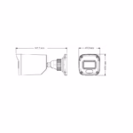 TVT TD-7421TE3(D/SW/AR2) AHD CCTV камера за фасада, вход, склад и периметрово наблюдение