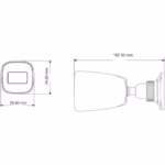 TVT 4MP TD-9441E3B(D/PE/AR2) IP камера за видеонаблюдение на входове фасади и периметър