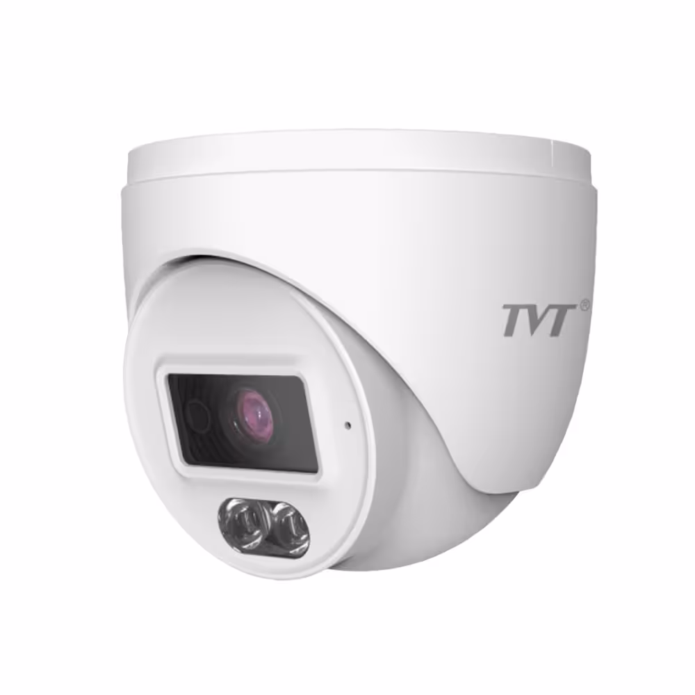 TVT TD-9520S4L-C(D/PE/AW1) 5MP turret IP камера с PoE и dual illumination TVT TD-9520S4L-C(D/PE/AW1) мрежова камера с 5MP резолюция и dual illumination за нощно наблюдение