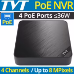 TVT TD-3004H1-4P-A1L мрежов видеорекордер с 4K HDMI изход и поддръжка на 8MP камери