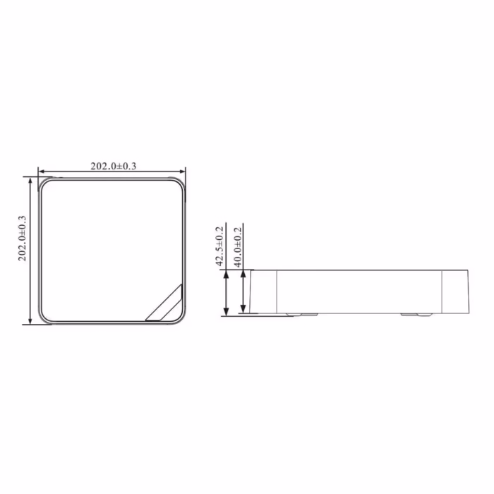 TVT TD-3004H1-4P-A1L NVR устройство за магазин, офис или дом с един SATA диск
