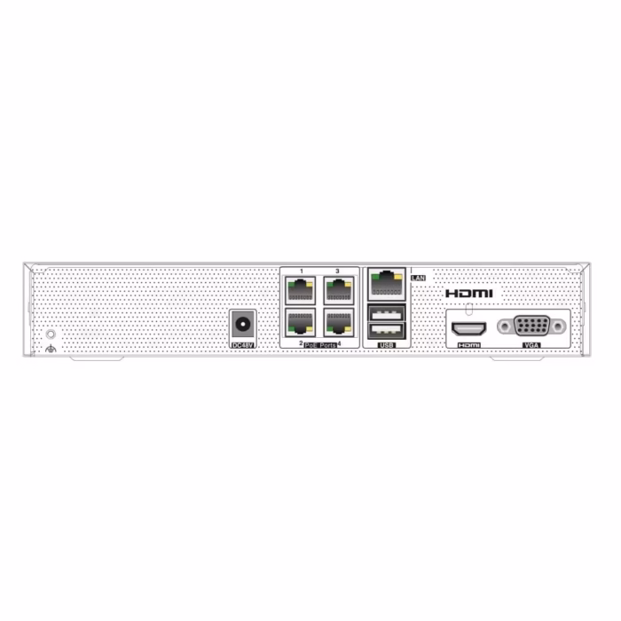 TVT TD-3004H1-4P-B1-B 4CH NVR с мрежово управление и удобно решение за CCTV