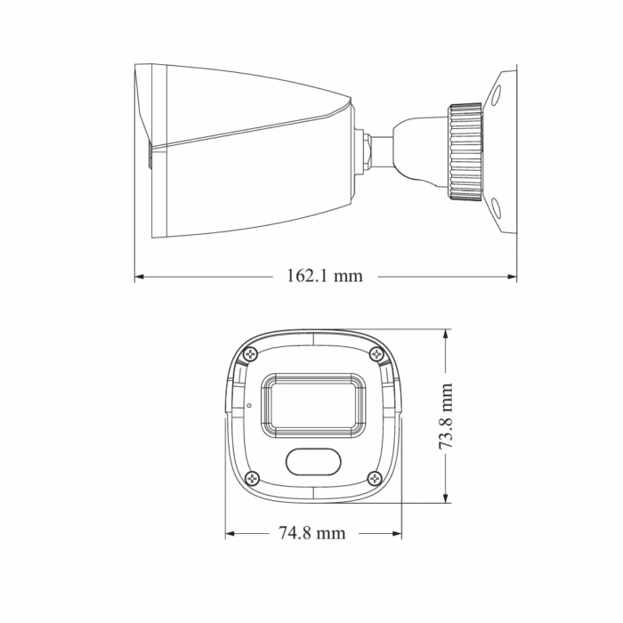 TVT TD-9420S4L-D 2MP булет IP камера - Dual Light IR/бяла 10–20 м, обектив 2.8 или 3.6 мм, IP67