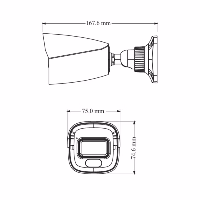 TVT 2MP TD-9421S4-C(D/PE/AW2) CCTV камера за професионално видеонаблюдение с бяла светлина и IR