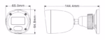 TVT 2MP TD-7420AS3L(D/AR1) AHD булет аналогова камера пластмасов корпус за видеонаблюдение
