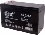 MegaBAT 12V 9.0Ah MB9-12 акумулаторна батерия за UPS и охранителни системи