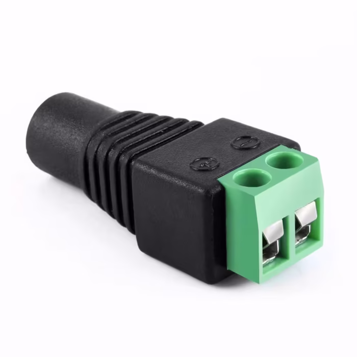 DC букса женска 5.5mm конектор за захранване на камери и електронни устройства
