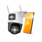IMOU IPC-S7XP-10M0WED 5MP+5MP Cruiser Dual с двупосочен звук и IP66 за двор, паркинг и склад