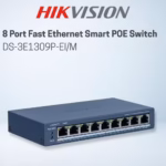 HikVision DS-3E1309P-EIM 8x100Mbps PoE мрежов switch за CCTV система с Fast Ethernet портове