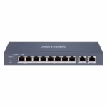 HikVision DS-3E1310HP-EI 110W smart switch за CCTV мрежа с 8 Fast Ethernet PoE порта