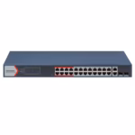 HikVision DS-3E1326P-EI(B) мрежов switch за видеонаблюдение с централизирано PoE захранване