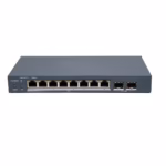 HikVision DS-3E1510P-EI/M-8P2F PoE switch за IP камери с оптична връзка към основната мрежа