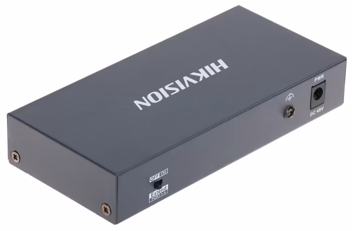 HikVision DS-3E0106P-E/M(B) суич с 4 x 10 100 Mbps PoE и 2 uplink порта за стабилна свързаност