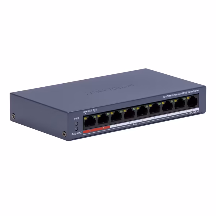 HikVision DS-3E0109P-E/M(C) компактно решение за IP камери в дом, офис, магазин или склад