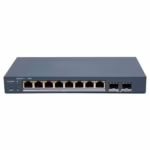 HikVision DS-3E1510P-EI/M-8P2F intelligent PoE суич за камери, NVR системи и отдалечени мрежови точки