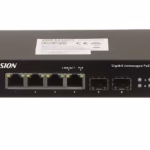 HikVision DS-3T0506HP-E/HS Hi-PoE мрежов суич за камери и оптична връзка в тежка среда