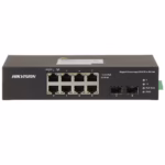 HikVision DS-3T0510HP-E/HS Gigabit switch за видеонаблюдение с PoE захранване и стабилна uplink връзка