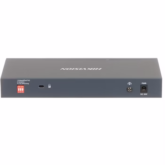 HikVision DS-3E0510HP-E PoE устройство за централно свързване и захранване на IP видеонаблюдение