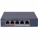 HikVision DS-3E1105P-EI/MV2 4 PoE switch за захранване на камери през един LAN кабел