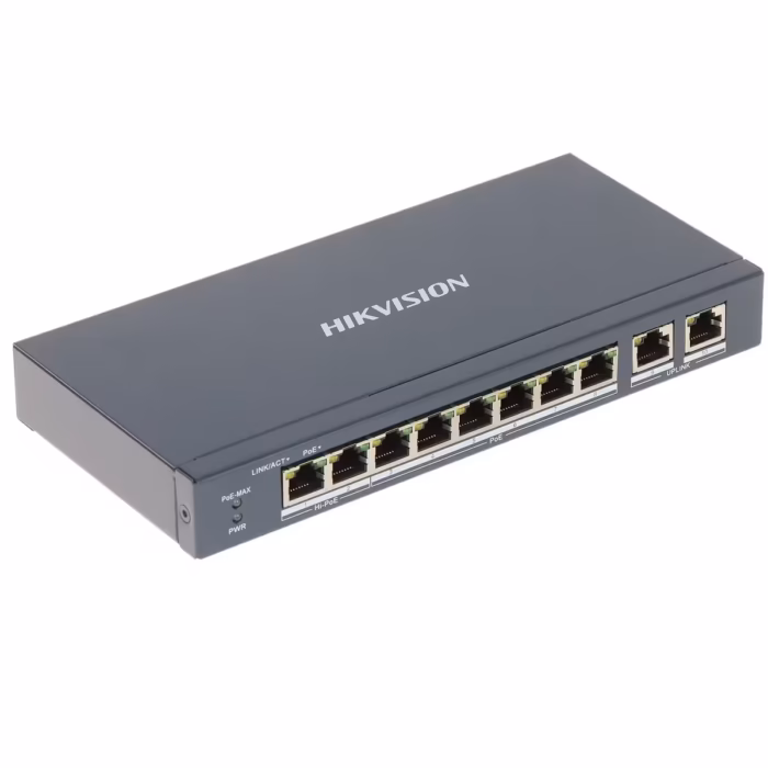 HikVision DS-3E1310HP-EI 110W решение за централно захранване на IP видеонаблюдение през LAN кабел