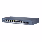 HikVision DS-3E1510P-EI/M-8P2F суич за CCTV инсталации в сгради, складове и обекти с оптично трасе