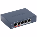 HikVision DS-3E1105P-EI/MV2 4 PoE компактно решение за NVR, офис, магазин или входна зона