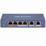 HikVision DS-3E1106HP-EI суич за IP камери с удобна връзка към NVR и основна мрежа