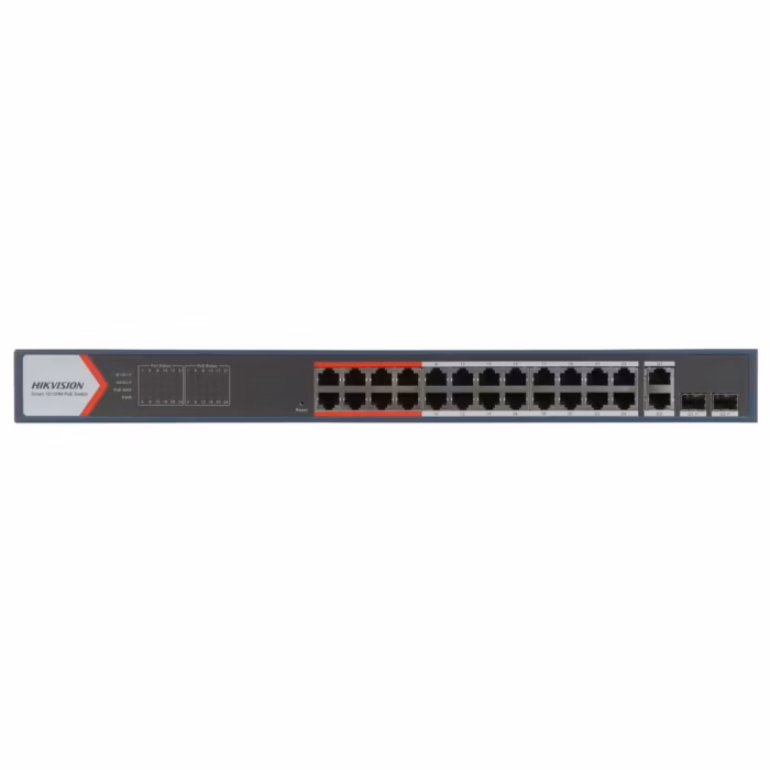 HikVision DS-3E1326P-EI(B) intelligent PoE устройство за подредено свързване на много камери