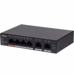 DAHUA CS4006-4GT-60 управляем PoE суич с 4 гигабитови порта за камери и 2 гигабитови uplink връзки
