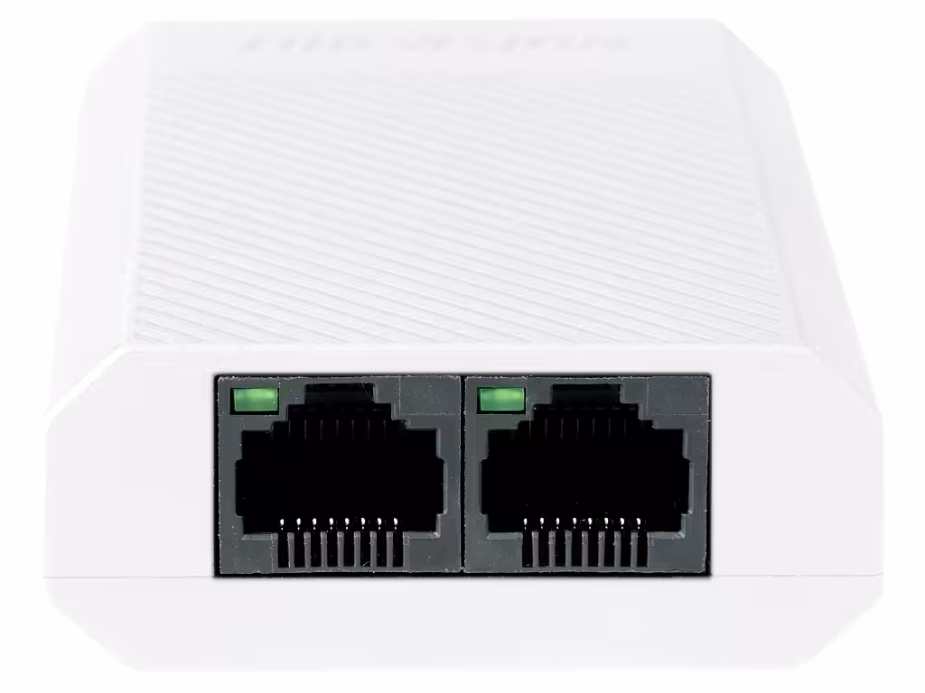 HikVision DS-3E0103DP-E/R PoE repeater с 2 PoE изхода и 30W бюджет HikVision POE DS-3E0103DP-E/R 100Mbps PoE разклонител за удължаване на мрежа и захранване