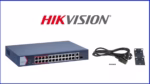 Hikvision DS-3E1326P-EI/M интелигентен PoE суич с 24 PoE порта и 2 гигабитови uplink порта