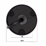 DAHUA HAC-HFW1500TLM-IL-A-0280B-S3-DIP-Black HDCVI камера с вграден микрофон за видео и звук
