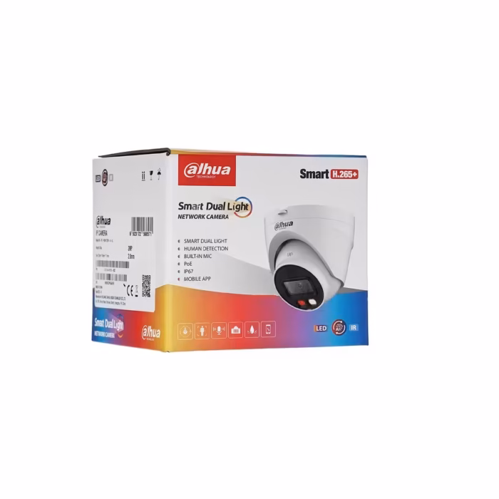 DAHUA IPC-HDW1239V-A-IL 2MP външна камера с IP67 за входове, дворове, магазини и складове