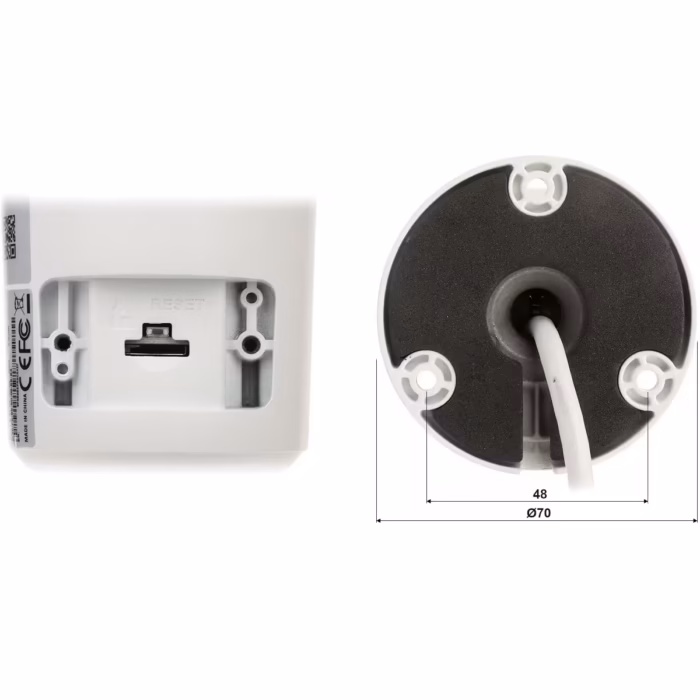 DAHUA IPC-HFW2649S-S-IL-0360B 6MP външна камера с микрофон, PoE и защита IP67