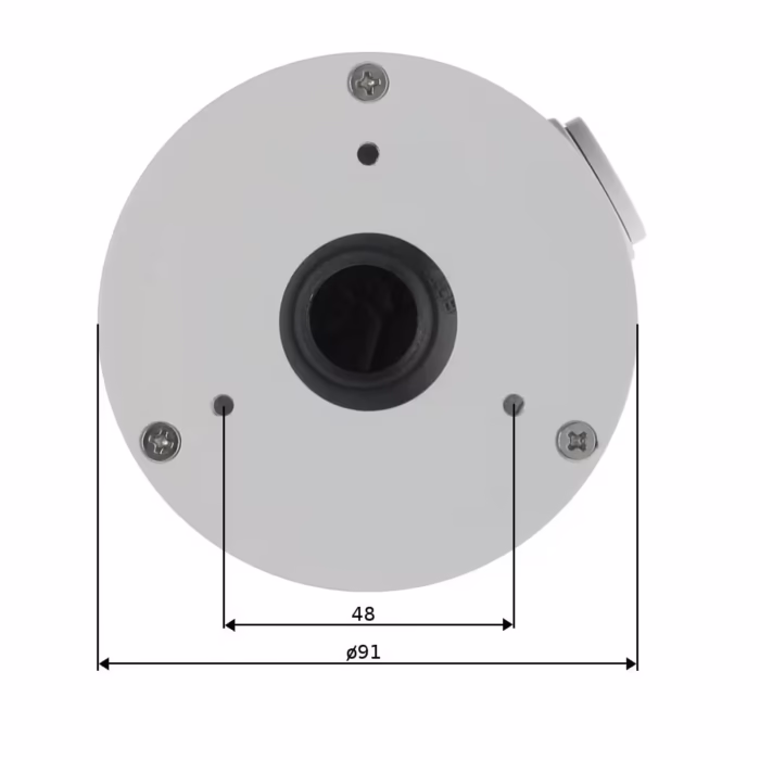 DAHUA PFA134 Junction Box основа за скриване на кабели, букси и връзки зад охранителна камера