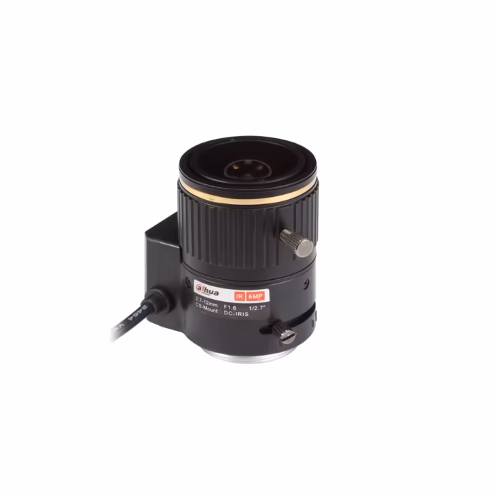 DAHUA PFL2712-E6D Обектив 6MP с DC управление на блендата и инфрачервена корекция за дневно и нощно наблюдение